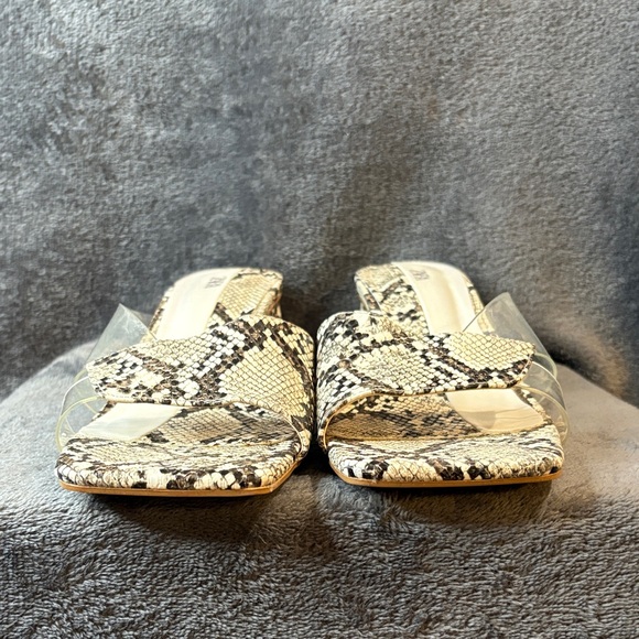 Zara Women's Snakeskin Mules - Black and Cream - Picture 10 of 10
